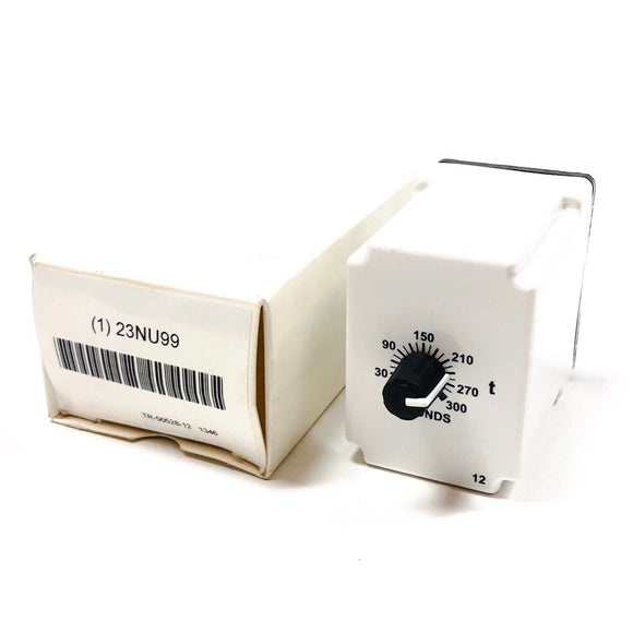 TR-50528-12 MACROMATIC Single Function Time Delay Relay: 8 Pins, 23NU99