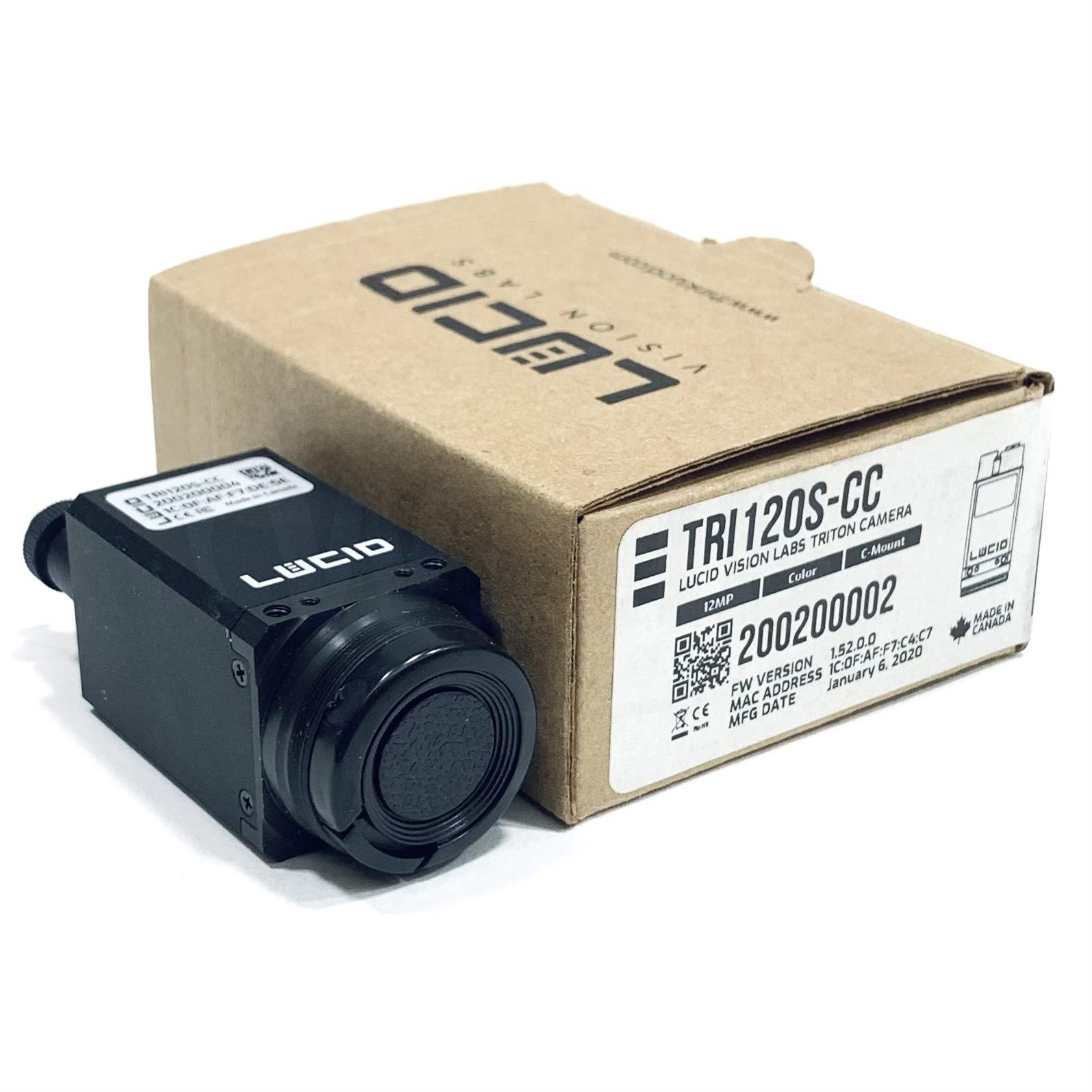 TRI120S-CC LUCID Vision Labs Sony IMX304, 12.3MP, Color Camera