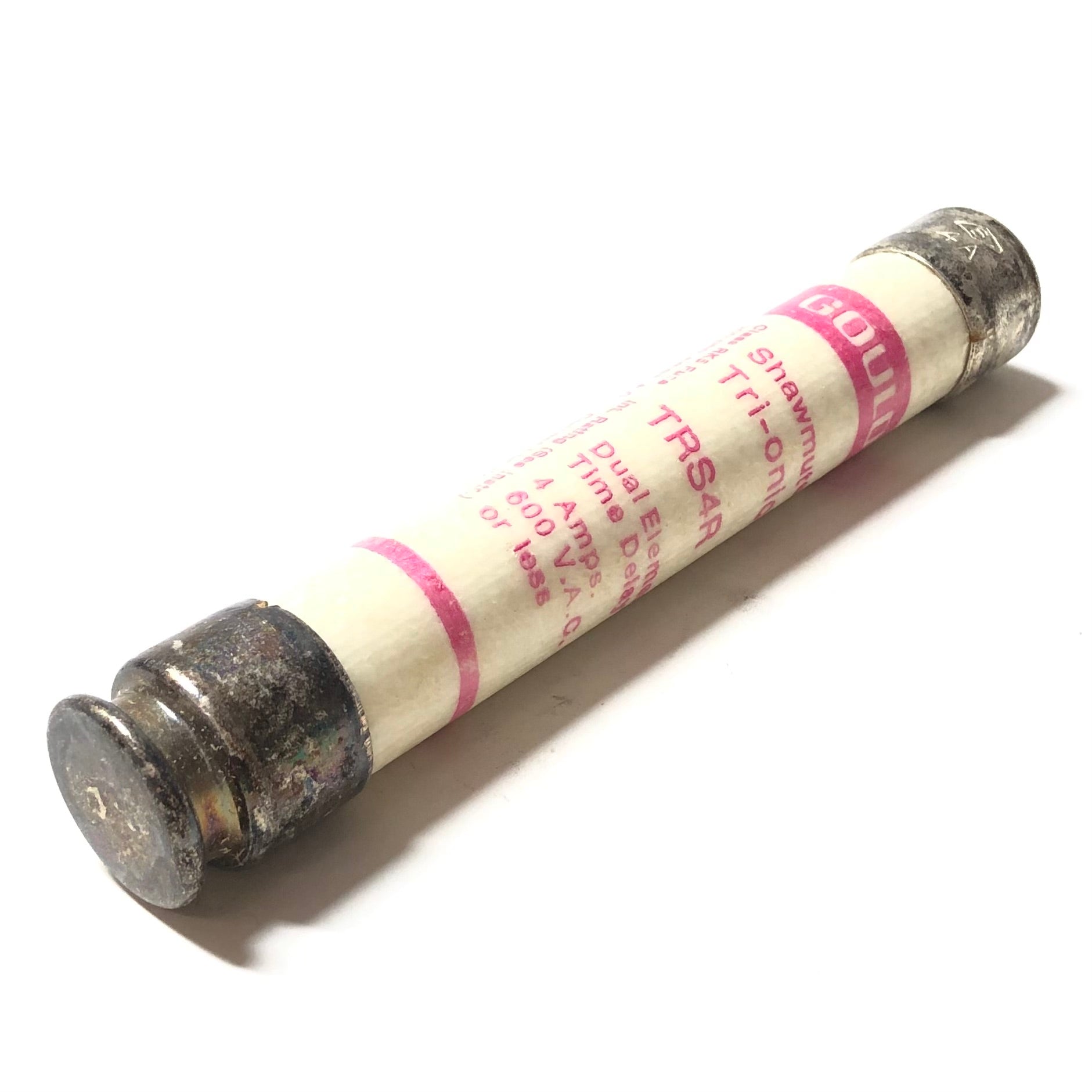 TRS-4R Tri-Onic Shawmut Silver Plated 600V Fuse