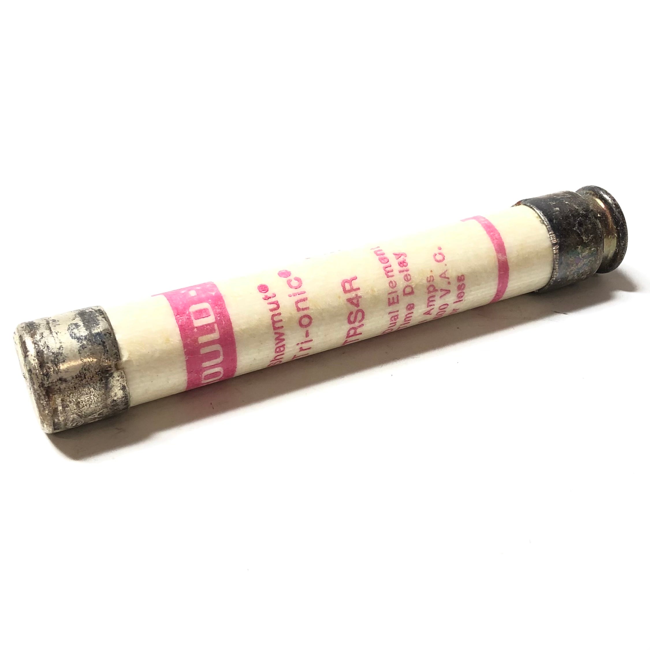 TRS-4R Tri-Onic Shawmut Silver Plated 600V Fuse - 0