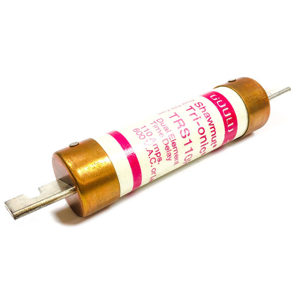 TRS110R Tri-onic Shawmut Time Delay, Dual Element Fuse, 110 Amp, 600 VAC