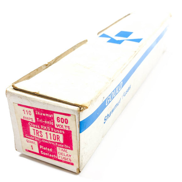 TRS110R Tri-onic Shawmut Time Delay, Dual Element Fuse, 110 Amp, 600 VAC