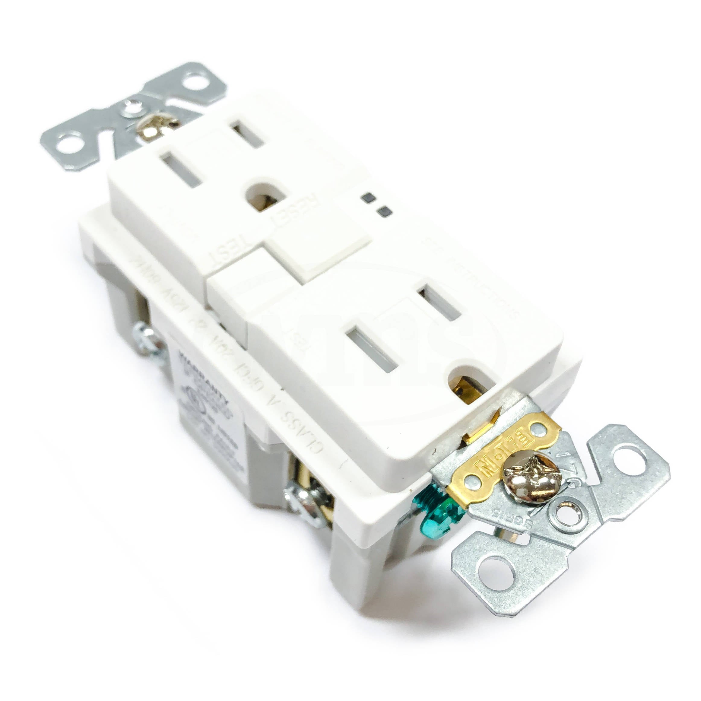 TRSGF15W Eaton GFCI Self-Test Receptacle, White