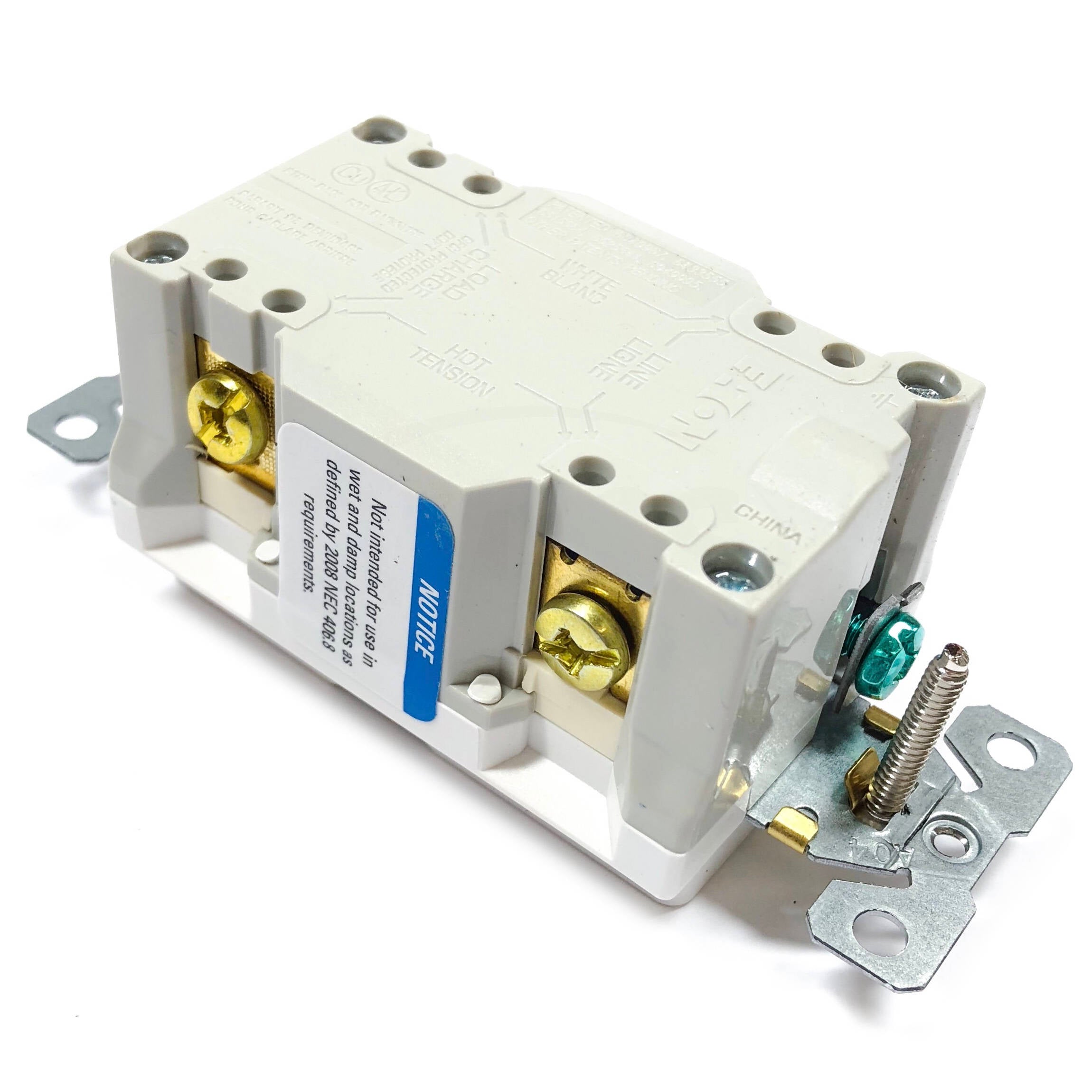 TRSGF15W Eaton GFCI Self-Test Receptacle, White - 0