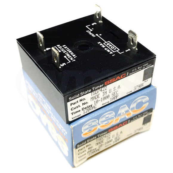 TSD7422 SSAC Solid State Timer, 120 VAC 1 Amp