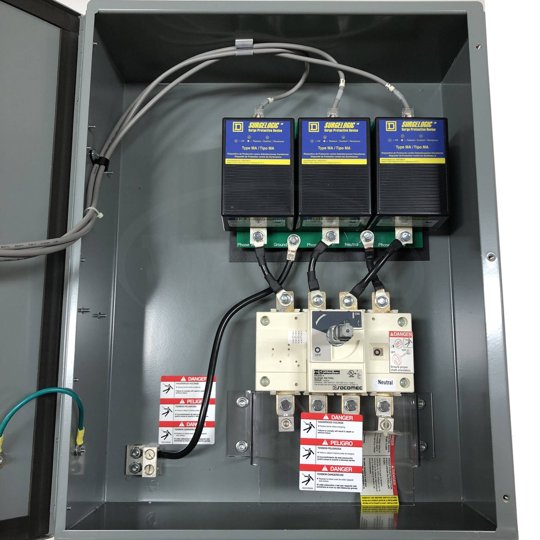 TVS2EMA12AI Square D Surge Protective Device, 208Y/120V 3-Phase