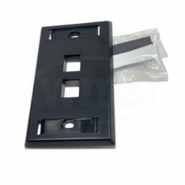 OR-KSFP2-00 Ortronics Keystone 2 Hole Black Faceplate
