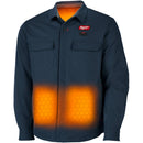 M103U-21XL Milwaukee M12 Heated Shirt Jacket Kit, Blue, XL