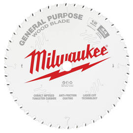48-40-1220 Milwaukee 12" General Purpose Saw Blade, 44T