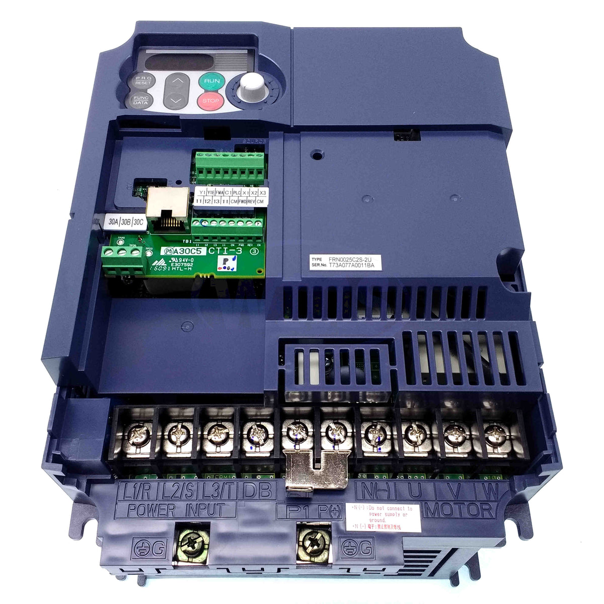 FRN0025C2S-2U 7.5 HP Fuji FRENIC-Mini C2 Compact Variable Frequency Dr ...