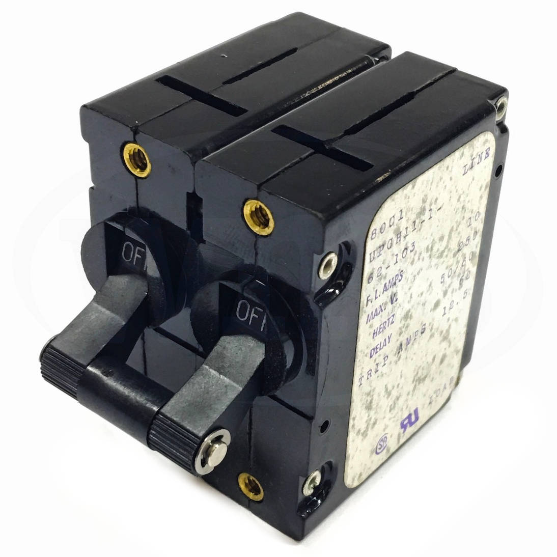 UPGH11-1-62-103 Airpax 10Amp 250V Circuit Breaker