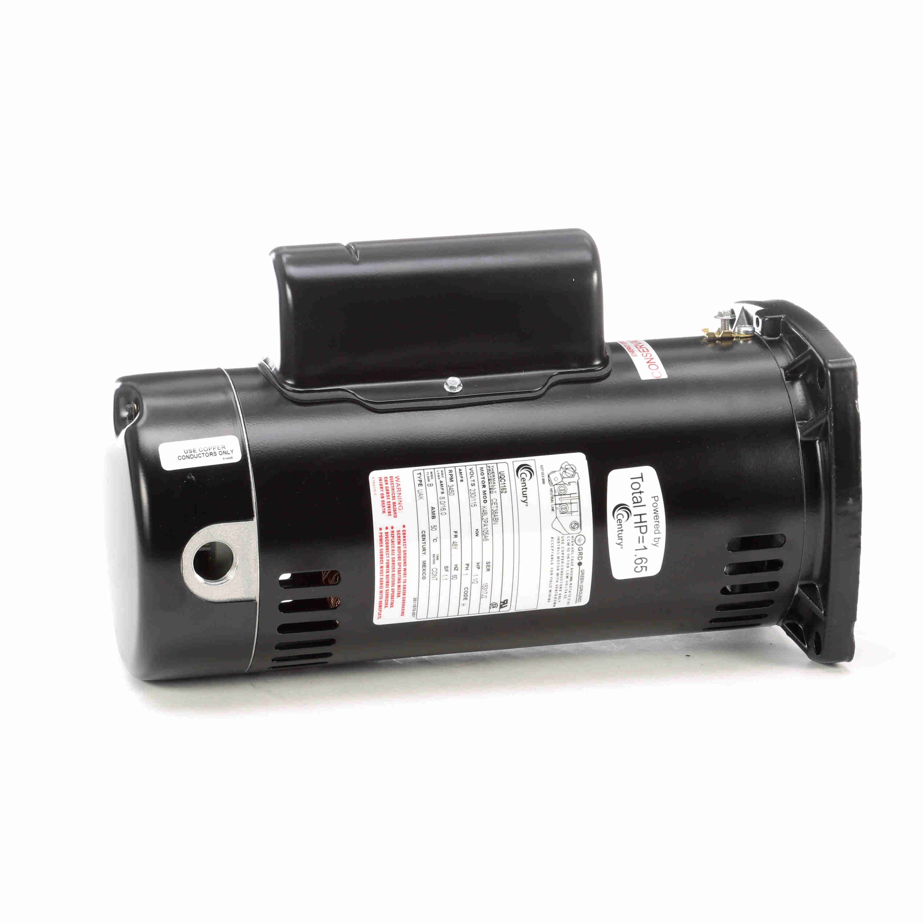 UQC1152 Century 1.5HP Pool Pump Electric Motor, 3600RPM - 0