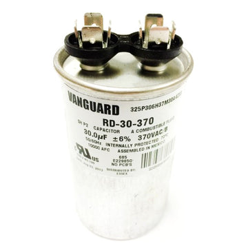 RD-30-370 Vanguard Run Capacitor, 370 Vac, 30 ?F