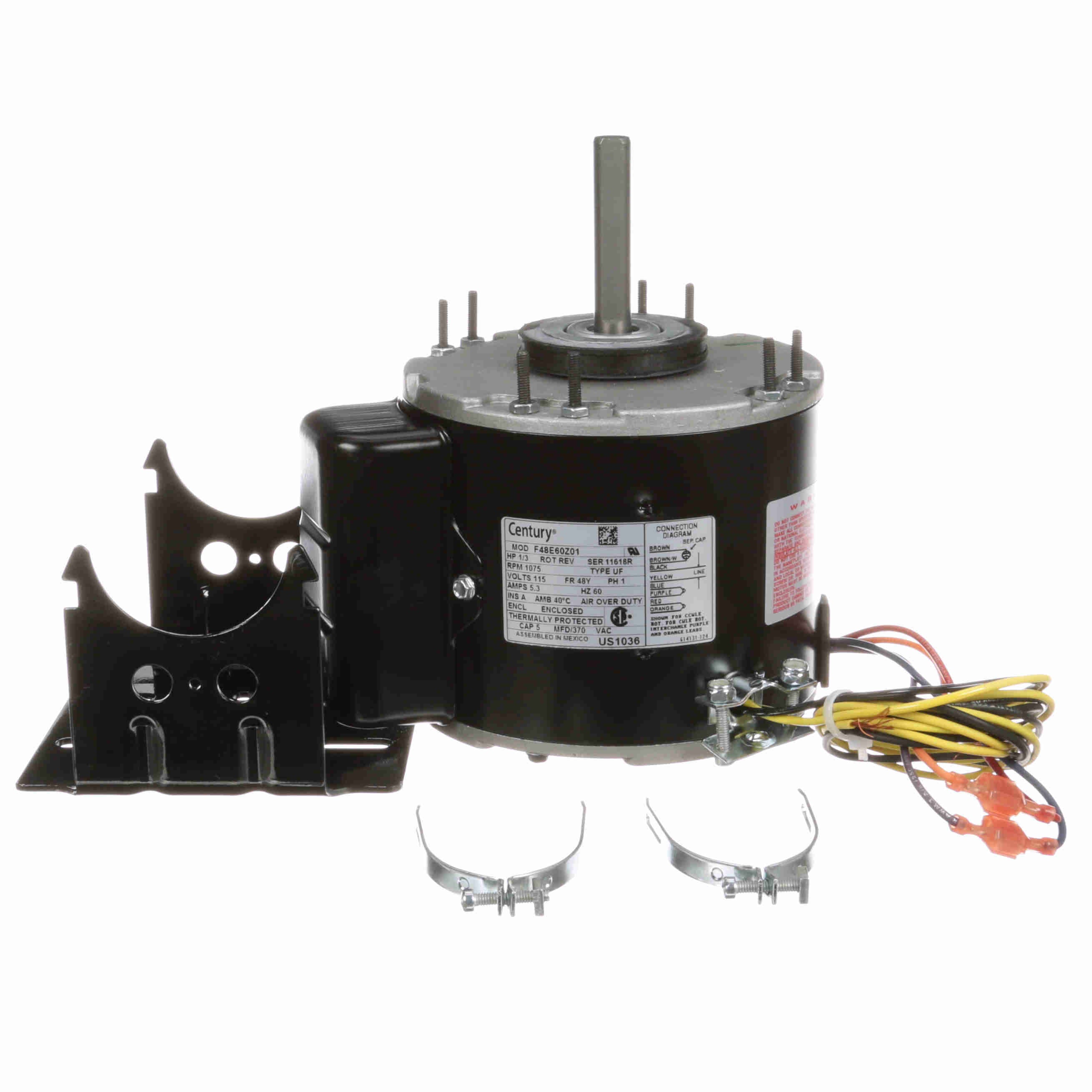 Century US1036 Unit Heater Fan Motor, 1/3HP