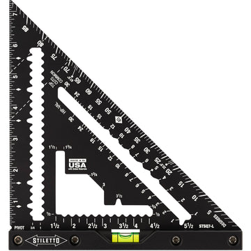 STSQ7-L Stiletto 7" Carpenter Square with Level