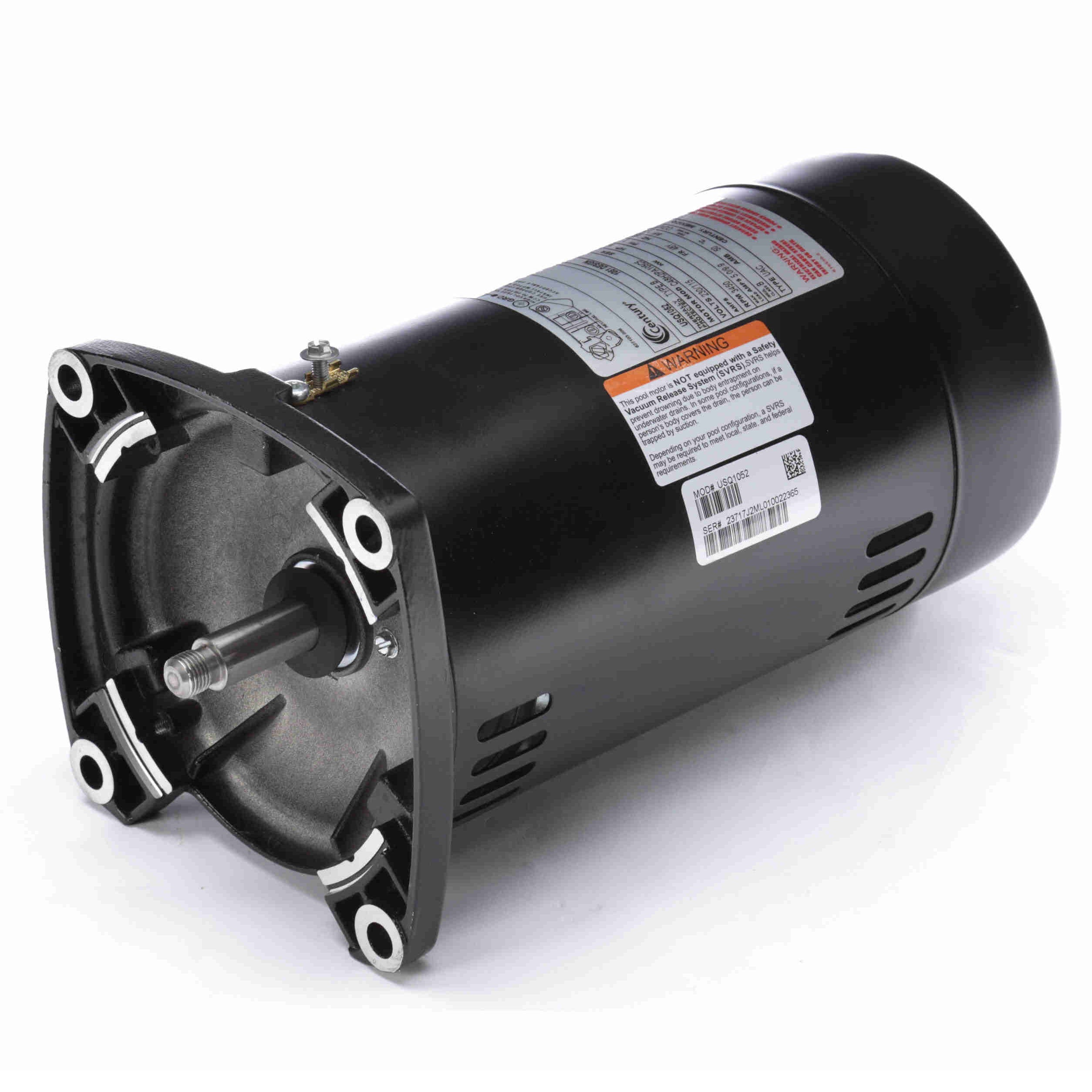 USQ1052 Century 1/2HP Pool / Spa Pump Electric Motor, 3450RPM