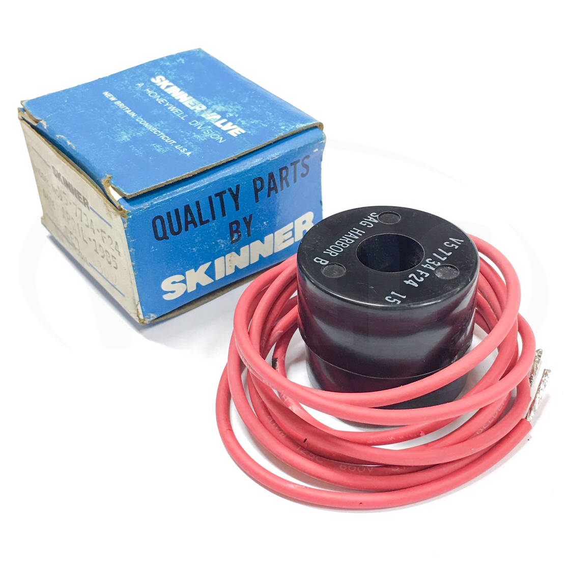 V5-7734-F24 Skinner Magnetic Coil, 230V, Red - 0