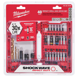48-32-4006 Milwaukee SHOCKWAVE Impact Duty Driver Bit Set - 40PC