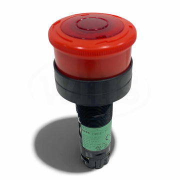 HW1E-TV4F11QD-R-24V IDEC Emergency Pushbutton Switch, 24V, Red