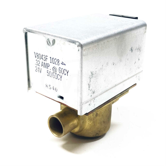 V8043F1028 Honeywell Two-Position Motorized Zone Valve, 24V, 60Hz, 1/2"