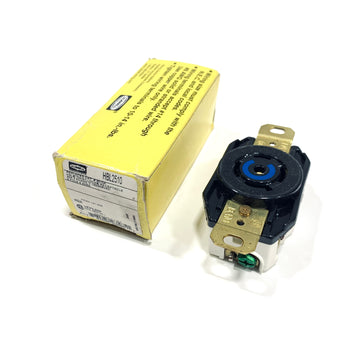 HBL2510 Hubbell Industrial-Grade, 20 Amp, 3-Phase, 120/208V, Locking Receptacle