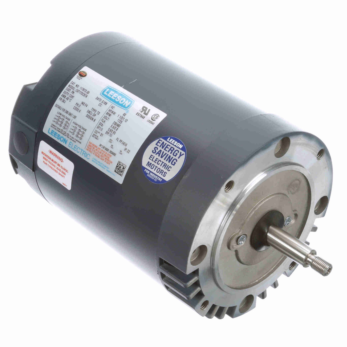 117873.00 Leeson 1.5HP Jet Pump Electric Motor, 1725RPM | Witmer Motor ...