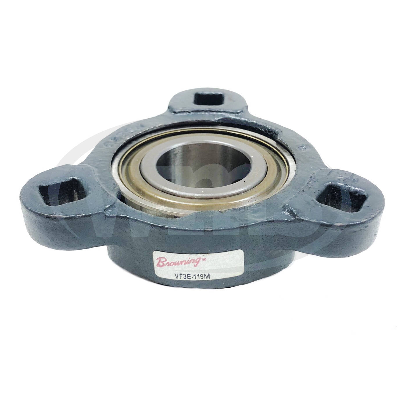 VF3E-119M Browning Three Bolt Flange Bearing, 1.1875