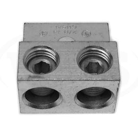 AU-2/0 Aluminum Universal Terminal Lug, 1/4" Eye