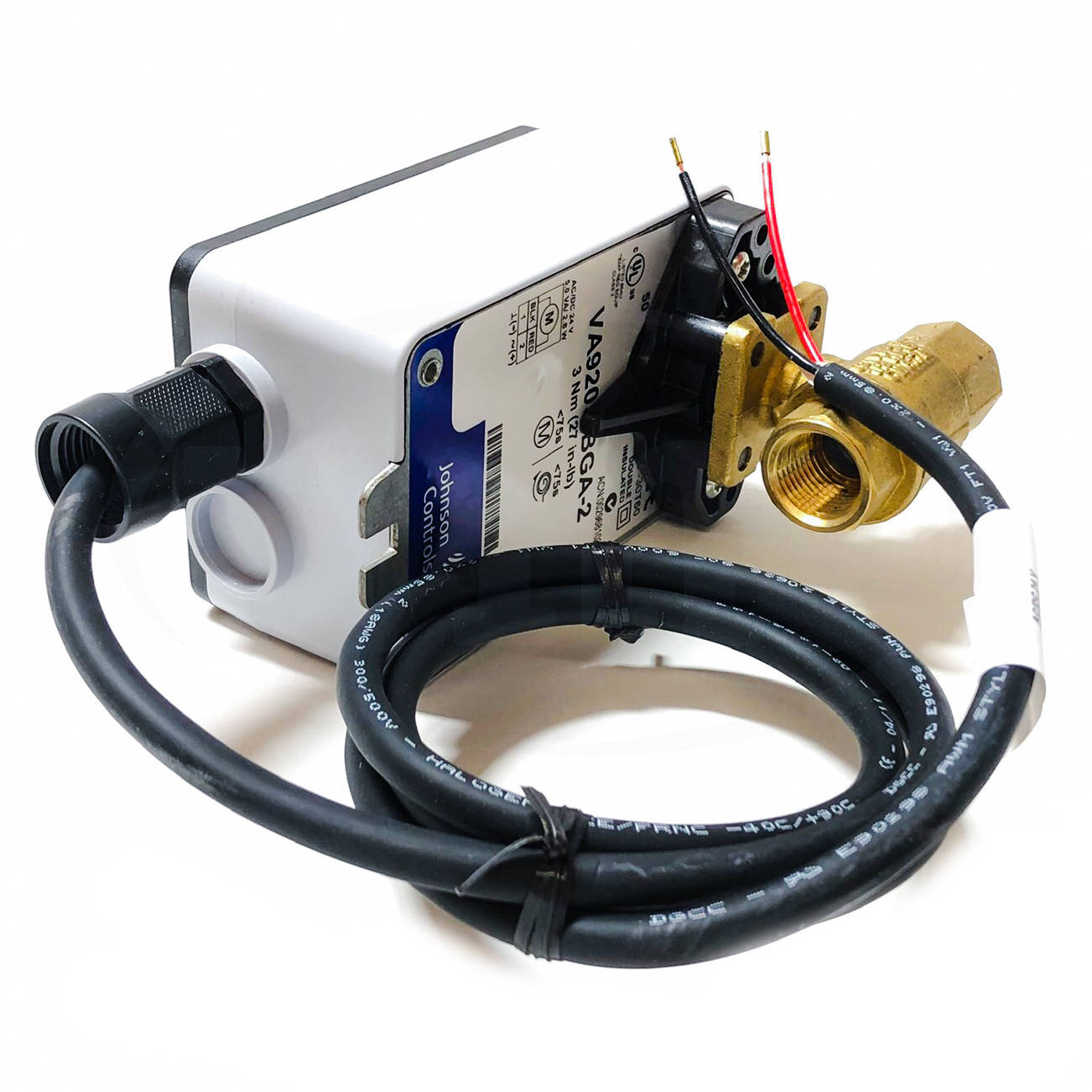 VG1241AD+923BGA Johnson Controls Valve Assembly, 24VAC/DC