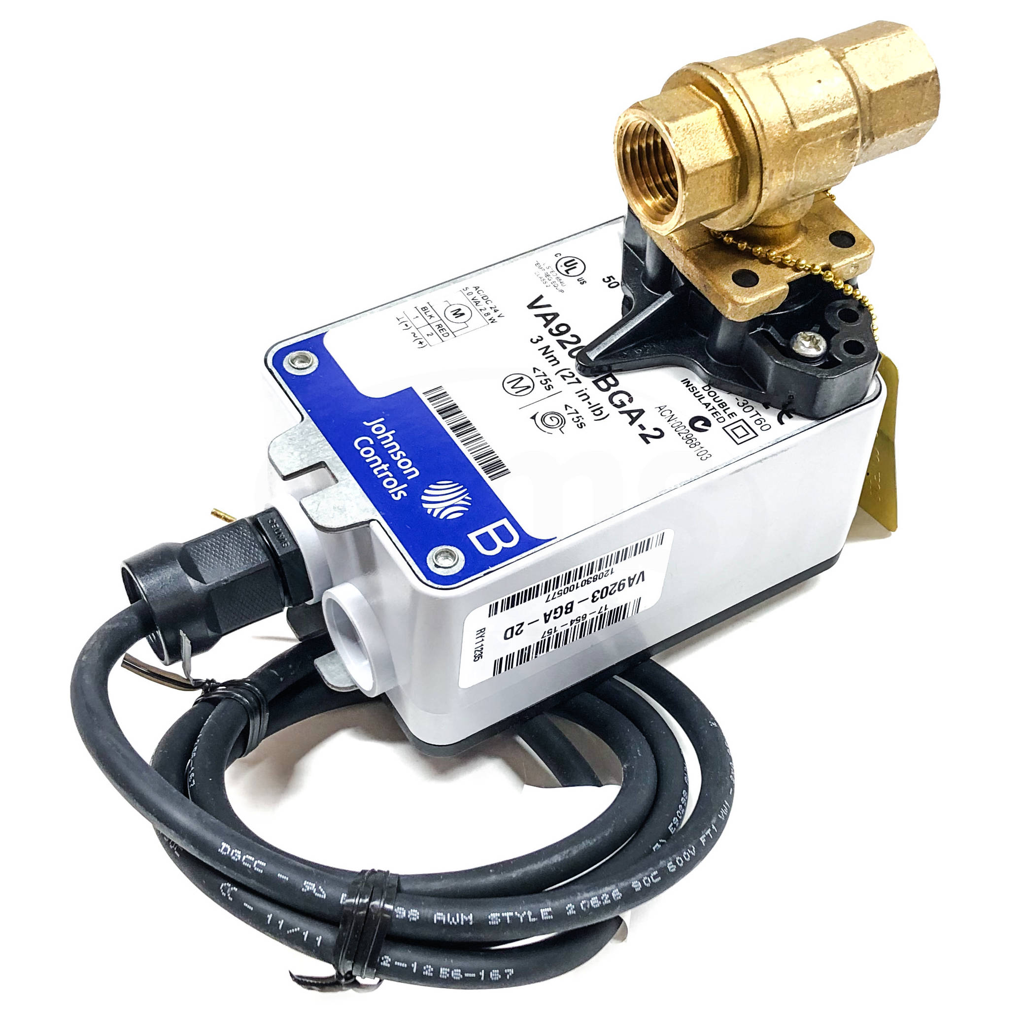 VG1241AE+923BGA Johnson Controls 24VAC/DC On/Off Actuator - 0