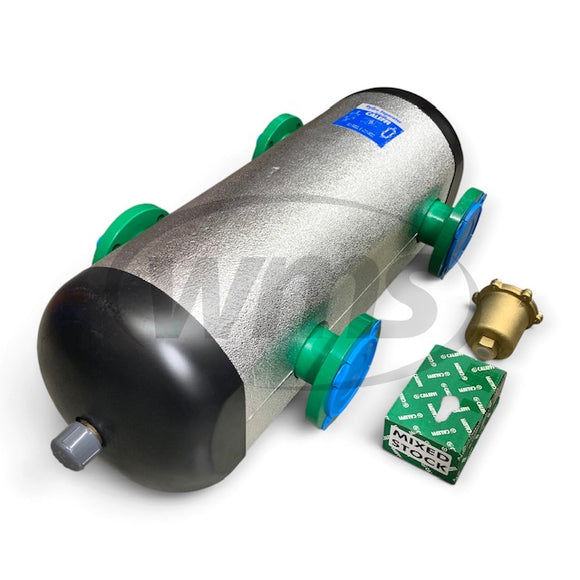 548082A Caleffi 3" Flanged Hydronic Hydraulic Separator
