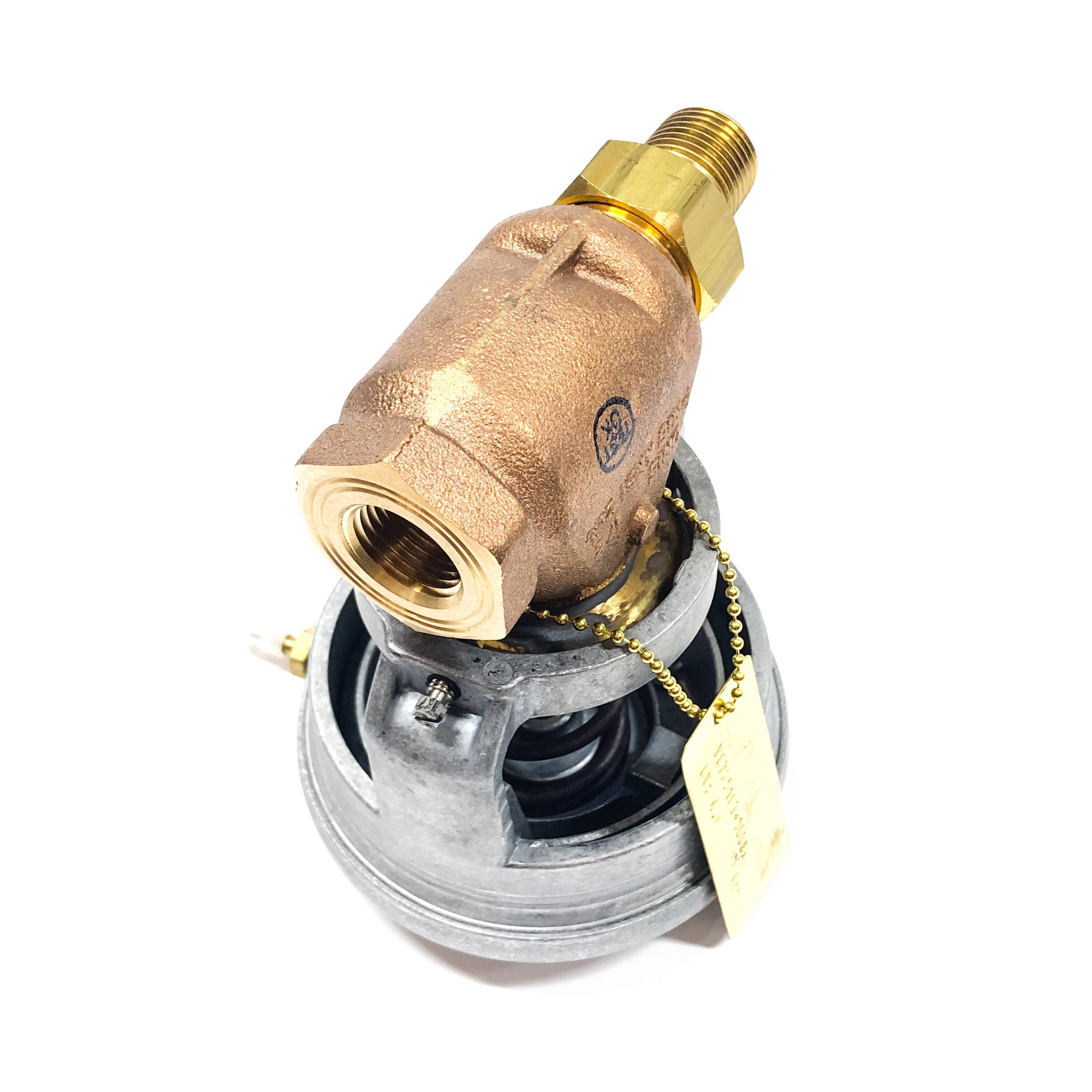 VG7251GT+3008B0 Johnson Controls 2W NO Valve Union Globe/Angle Brass 3-6 PSI