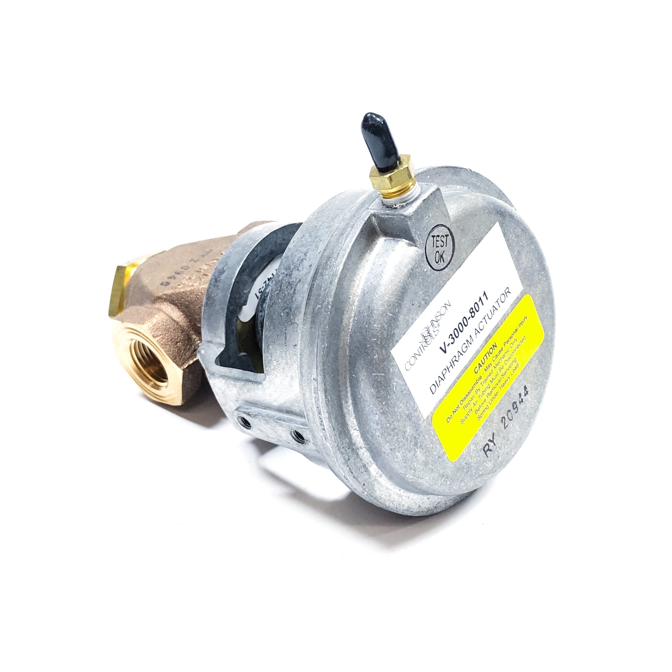 VG7842ET+3008B0 Johnson Controls 3-Way Valve, 1/2", 3 - 6 PSI, Cv: 1.8 Kv:1.6
