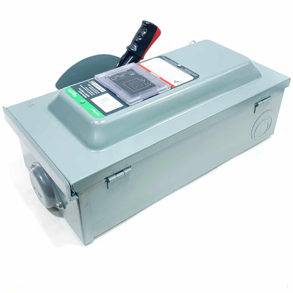 VH362RB Square D Heavy Duty Dafety Switch, 60A 600V~50/60Hz, Type 3R