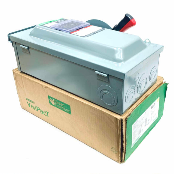 VH362RB Square D Heavy Duty Dafety Switch, 60A 600V~50/60Hz, Type 3R