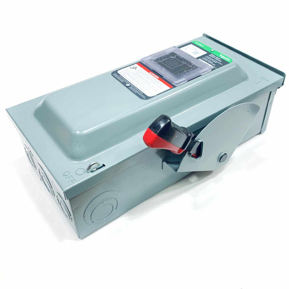 VH362RB Square D Heavy Duty Dafety Switch, 60A 600V~50/60Hz, Type 3R