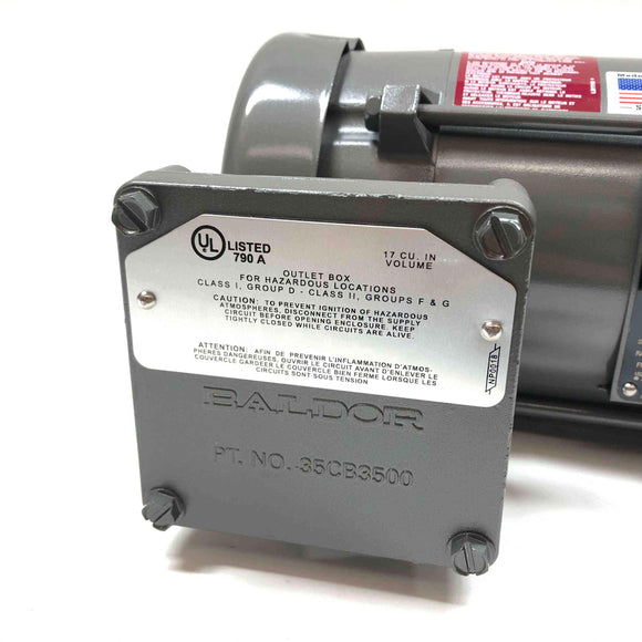 VM7006A Baldor 1/2HP Explosion Proof Electric Motor, 1725RPM