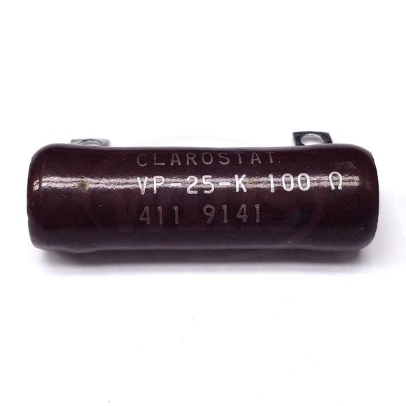 VP25K100 Clarostat Wirewound Resistor, 25 Watt, 100 Ohm
