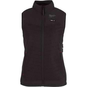 F300B-21S Milwaukee M12 Women's Heated AXIS Vest Kit, Black, Small