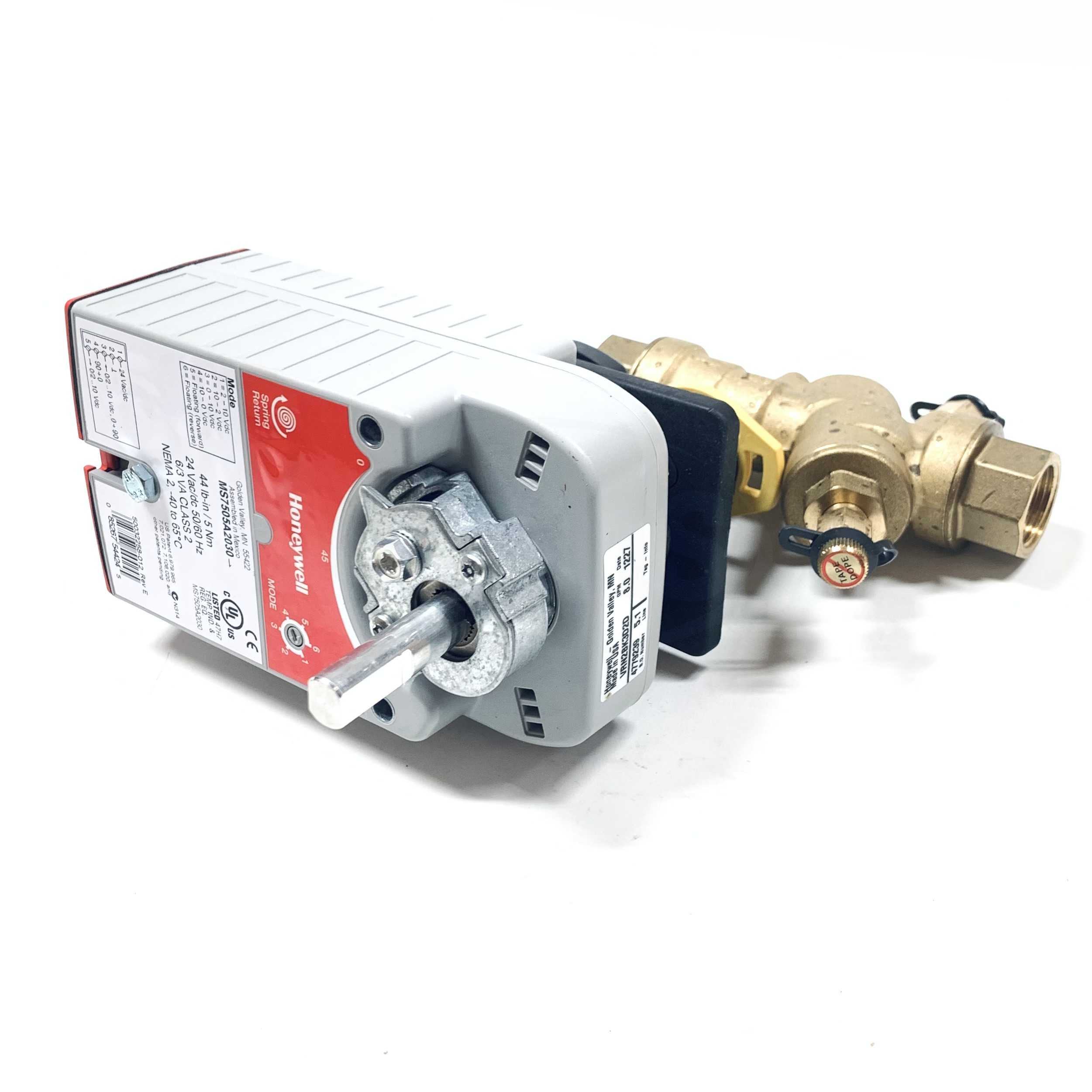 VRN2BK3D2D Honeywell Regulated Control Valve, 8 GPM, MS7505A2030 - 0