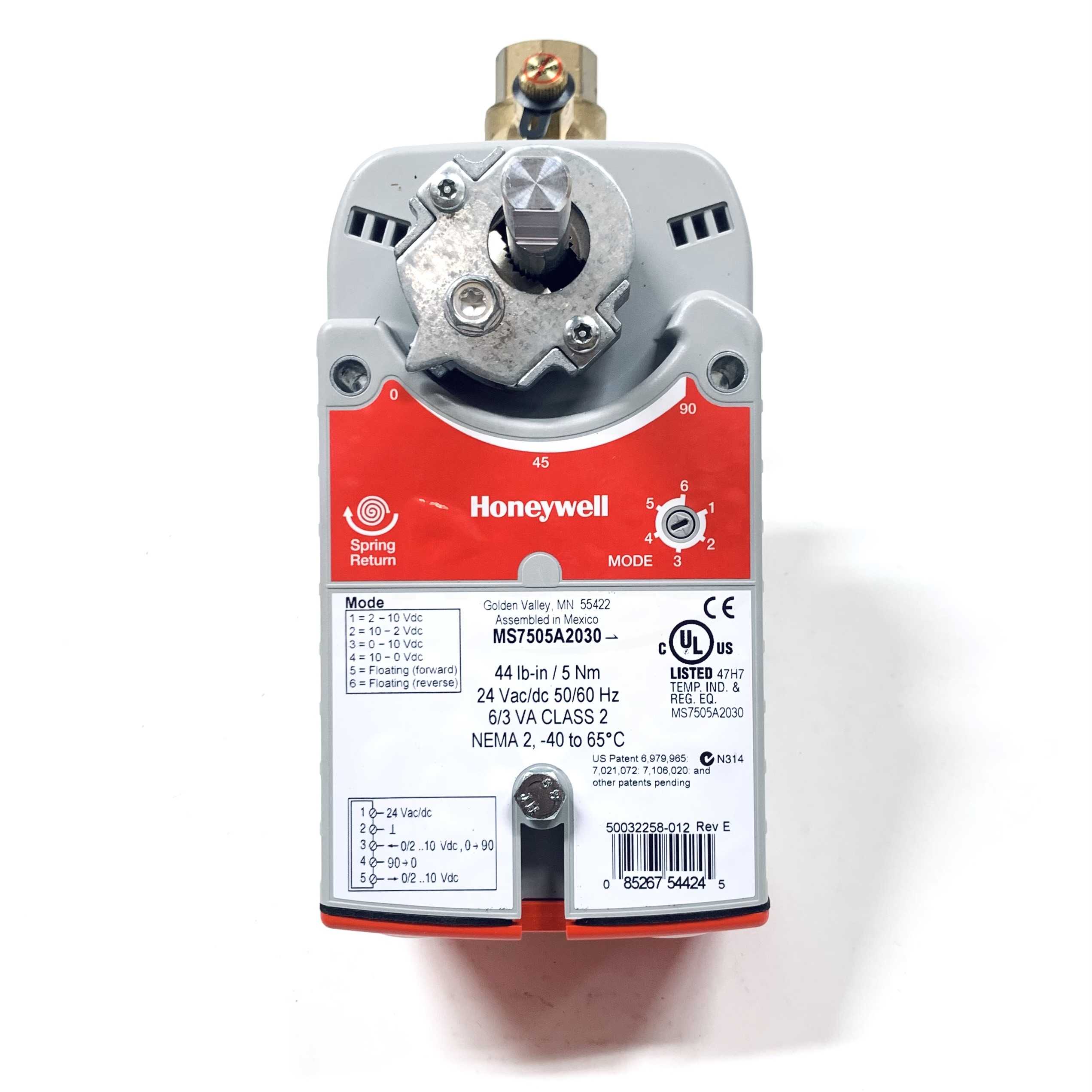 VRN2BK3D2D Honeywell Regulated Control Valve, 8 GPM, MS7505A2030