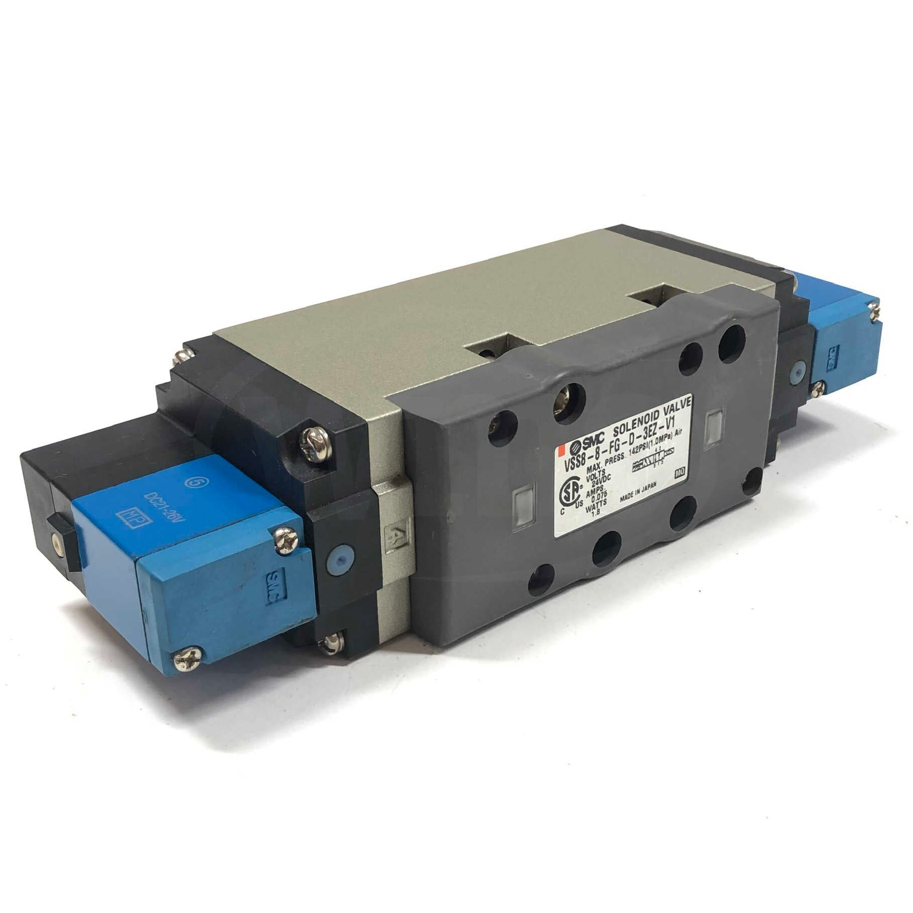 VSS8-8-FG-D-3EZ-V1 SMC Solenoid Valve 24V, .075A, 1.8W