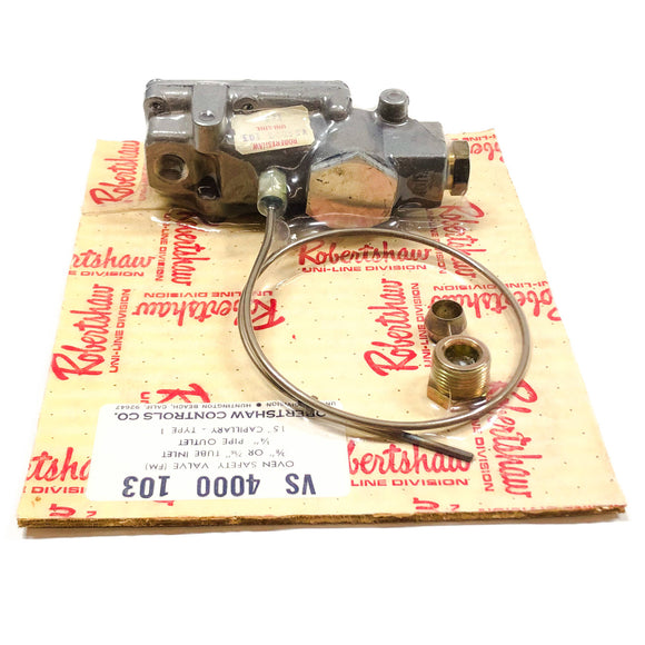 VS 4000 103 Robertshaw Uni-Line Oven Safety Valve (FM)