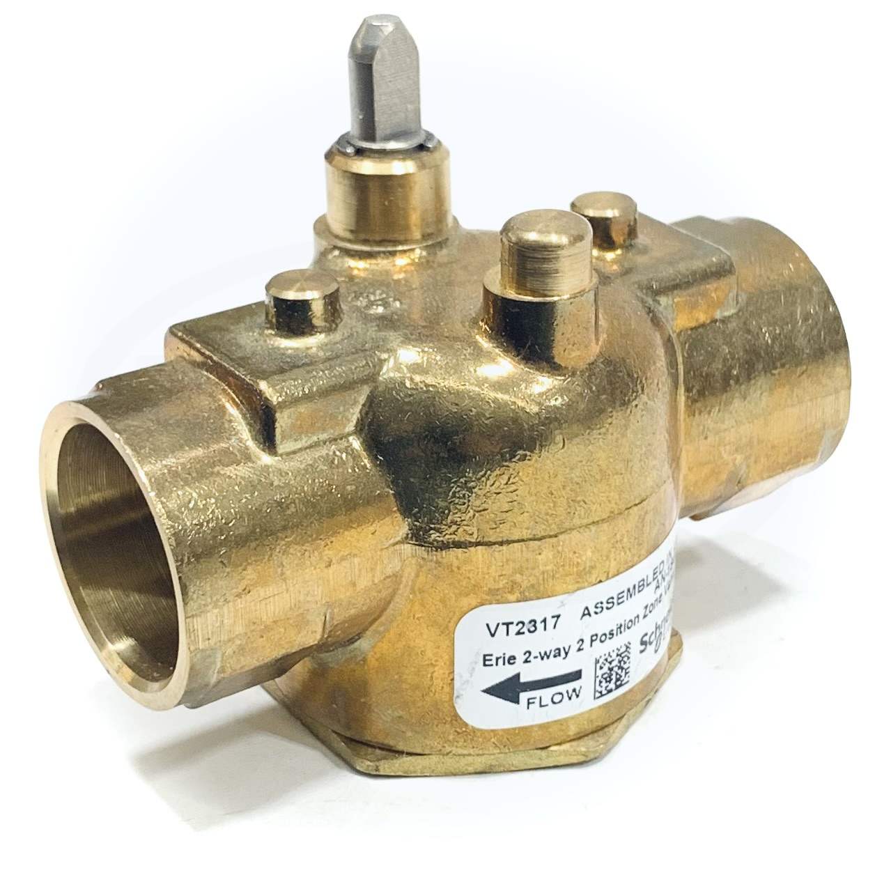 VT2317 Schneider Electric 3/4" Sweat 2-Way Zone Valve Body