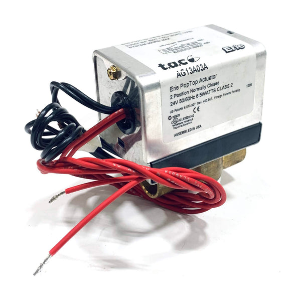 VT2317G13A03A Erie Poptop Valve Assembly 2-Way, 3/4, 17 Psi, 24V, 50/60Hz