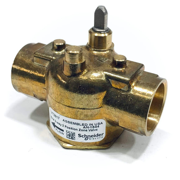 VT2317 Schneider Electric 3/4" Sweat 2-Way Zone Valve Body