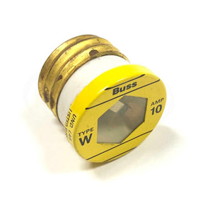 W-10 Bussmann Fast-Acting Edison Base Fuse (Pack of 4) - 0