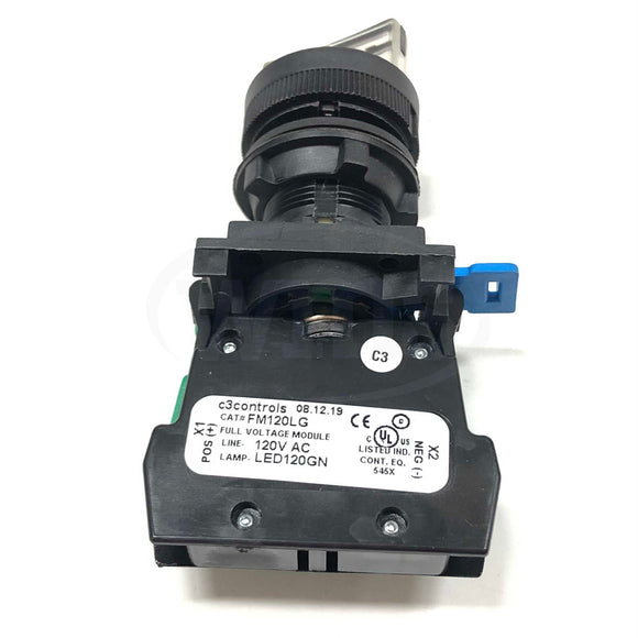 W22IS2-IHC-FM120LG-10 C3Controls Selector Switch FM120LR