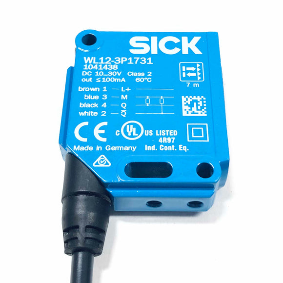 WL12-3P1731 Sick Photoelectric Sensor, 10-30VDC, 1041438