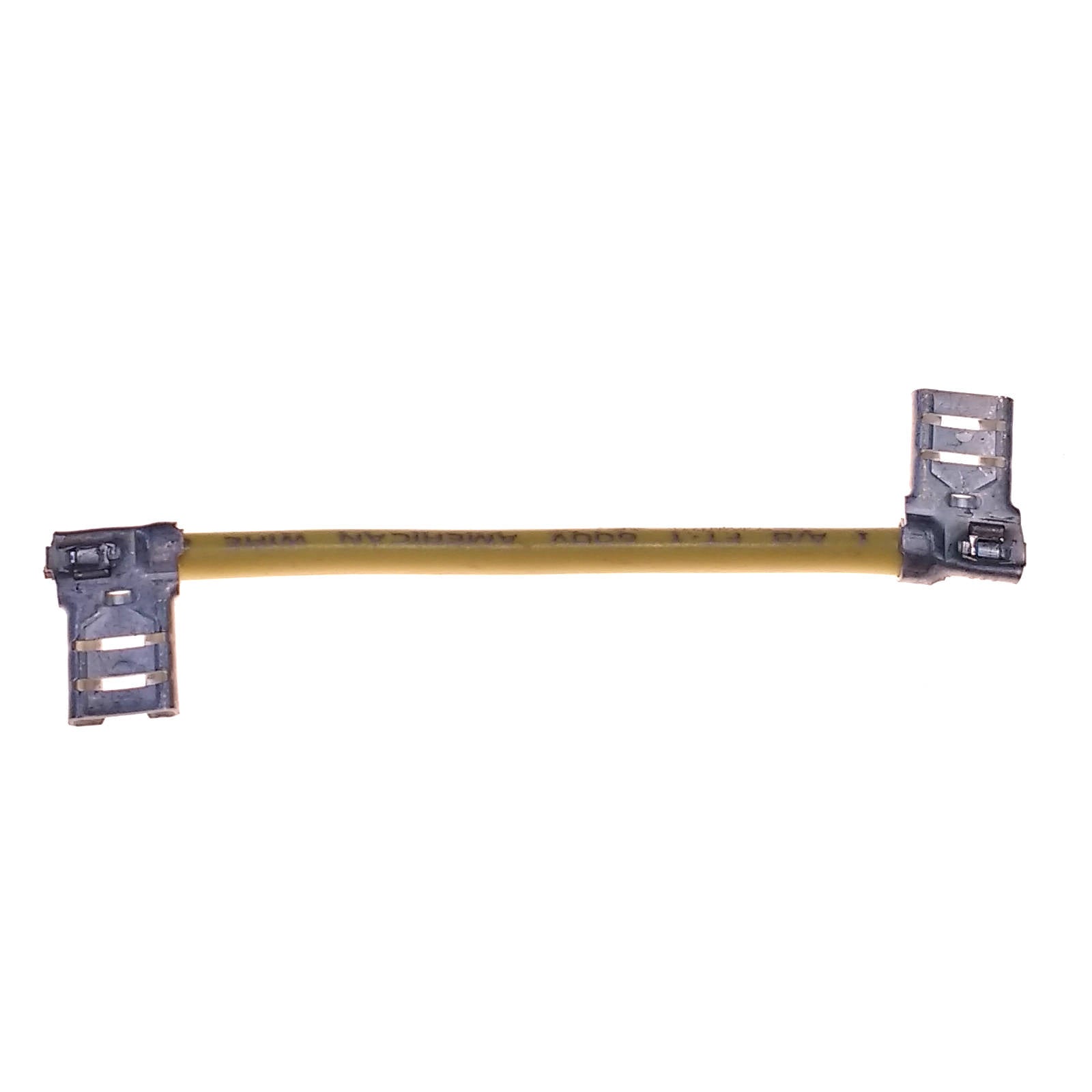 WMS003 2.75" Yellow Jumper Wire (1/4" F Spade End)